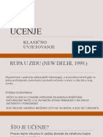 Učenje - Klasično Uvjetovanje