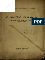 1940 - O Ministerio Do Trabalho - Realização Integral Do Governo Getúlio Vargas