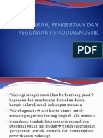 Pengertian Dan Sejarah Psikodiagnostik