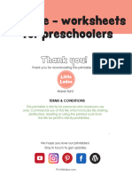 Vehicle - Worksheets For Preschoolers: Thank You!