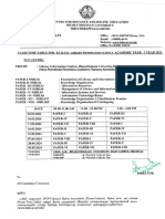 A23 Blis Class Timetable