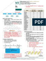 Biochem - Peptides and Proteins