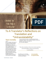 Untranslatability 1