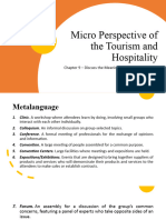 Ch. 9 - Micro Perspective of The Tourism and Hospitality