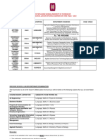 NSL Entry Exam TIme Table 2023