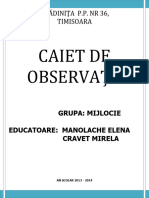 Caiet de Observatii Psihopedagogice