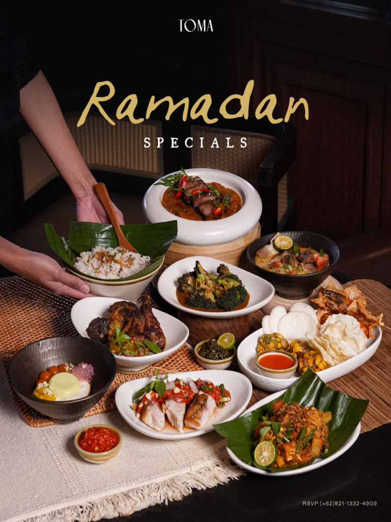 Ramadan Specials Menu TOMA | PDF | Indonesian Cuisine | Food And Drink ...