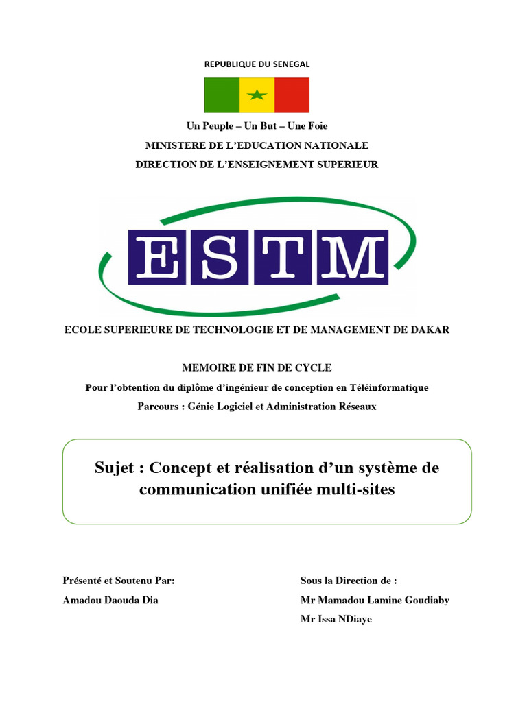 Système de communication unifiée ESTM | PDF | Messagerie instantanée ...