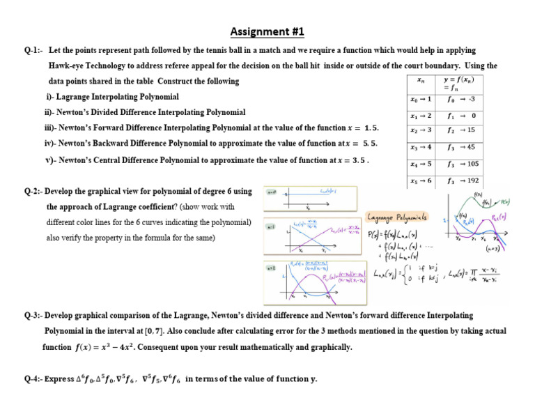 Tennis Ball Path Interpolation Methods | PDF | Teaching Methods ...