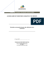 Cahier Des Clauses Techniques Particulières: Accord-Cadre de Fournitures Courantes Et de Services