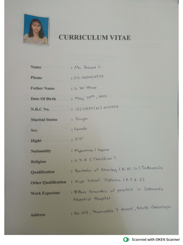 Thinzar Li - Needed Letters | PDF