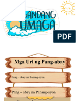 Filipino 6 Iba Pang Uri NG Pang - Abay