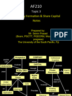 Week 3 Topic 3 - Company Formation