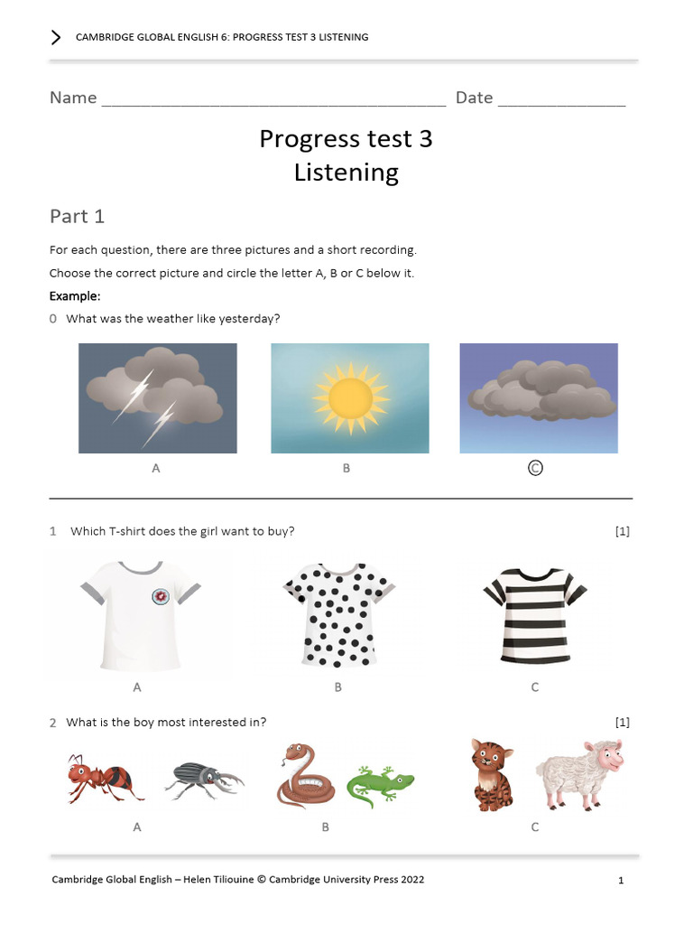 To 1 Esl Listening Practice Pdf