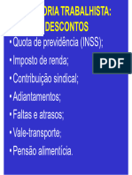 Slides de Encargos Sociais Sobre Folha