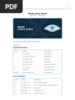 Nmap Cheat Sheet