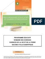 Programme Terminale D