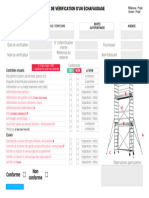 (Formulaire) Fiche de Vérification ECHAFAUDAGE