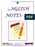 Plus Two ENGLISH NOTES XII-Full Topics