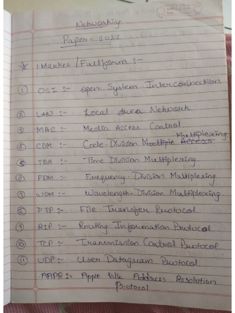 Networking Paper | PDF