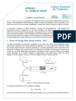 Fibres Optiques Technologies FBG Otdr Ofdr Ensps