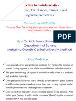 Gene Pridiction and Orf