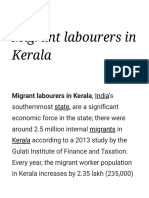 Migrant Labourers in Kerala - Wikipedia