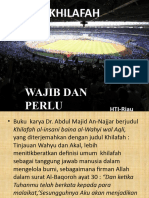 Pertemuan Ke-6. Khilafah Wajib Dan Perlu