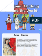 T T 5305 Traditional Clothes From Around The World Powerpoint - Ver - 7