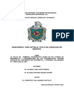 Monografia para Optar Al Titulo de Licenciado en Derecho.: León, Nicaragua Agosto 2008