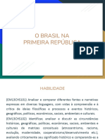 Aula 2 - o Brasil Na Primeira República