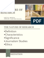 1 The Nature of Research