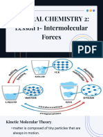 General Chemistry 2: Lesson 1-Intermolecular Forces