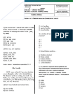 AVALIAÇÃO ENEM +7ºano 2024