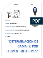 Informe de Determinacion de Gamma PDF