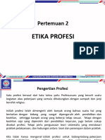 Pertemuan 2: Etika Profesi