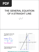 GCSE Maths: Straight Line Graphs Worksheet | PDF | Slope | Gradient