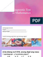 Math Diagnostic