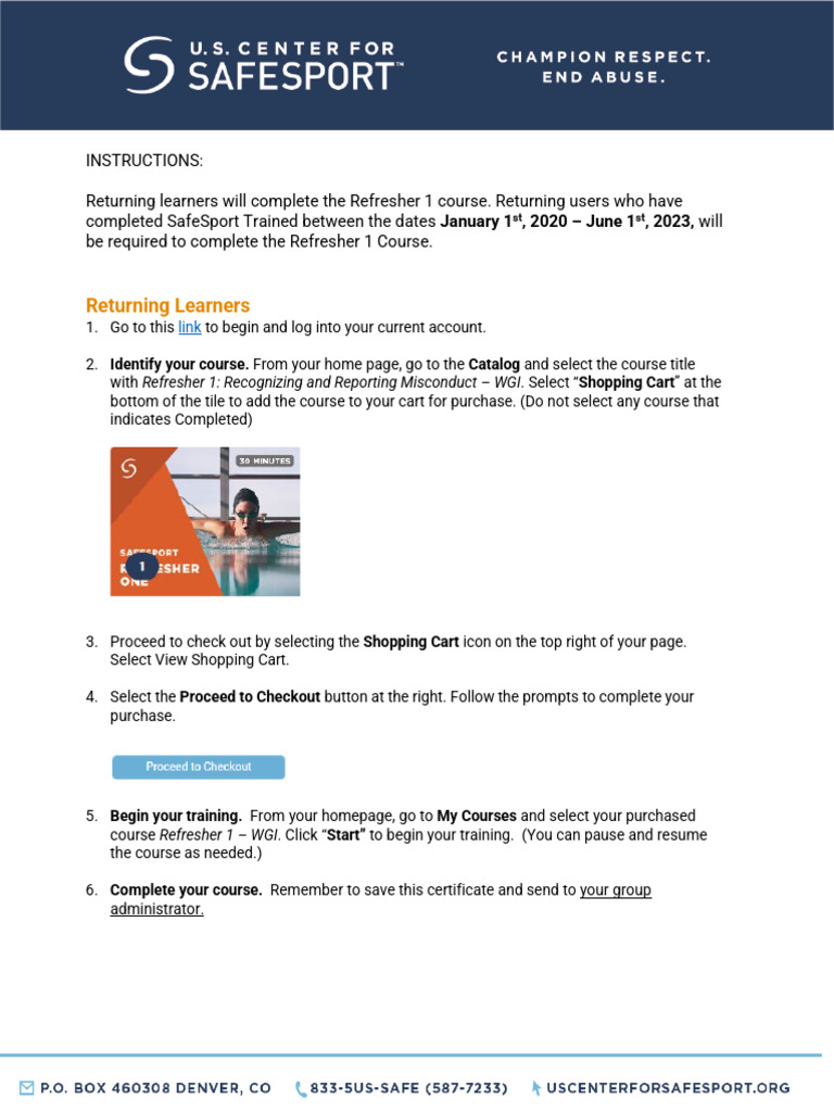 SafeSportReturningUserINSTRUCTIONS PDF
