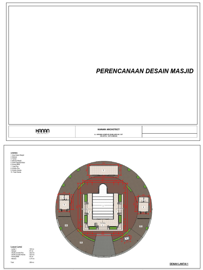 Layout Masjid | PDF
