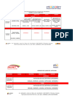 Horarios Por Disciplinas 24