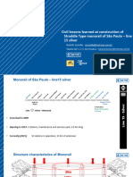 P16 Civil Lessons Learned at Construction of Straddle Type Monorail of São Paulo - Line 15 Silver - RSzmidke - Metro Sao Paolo