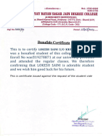 Lokesh Certificate