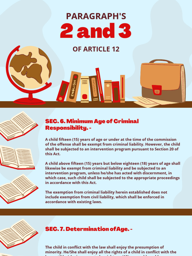 Criminal Responsibility for Minors | PDF | Child Custody | Crimes