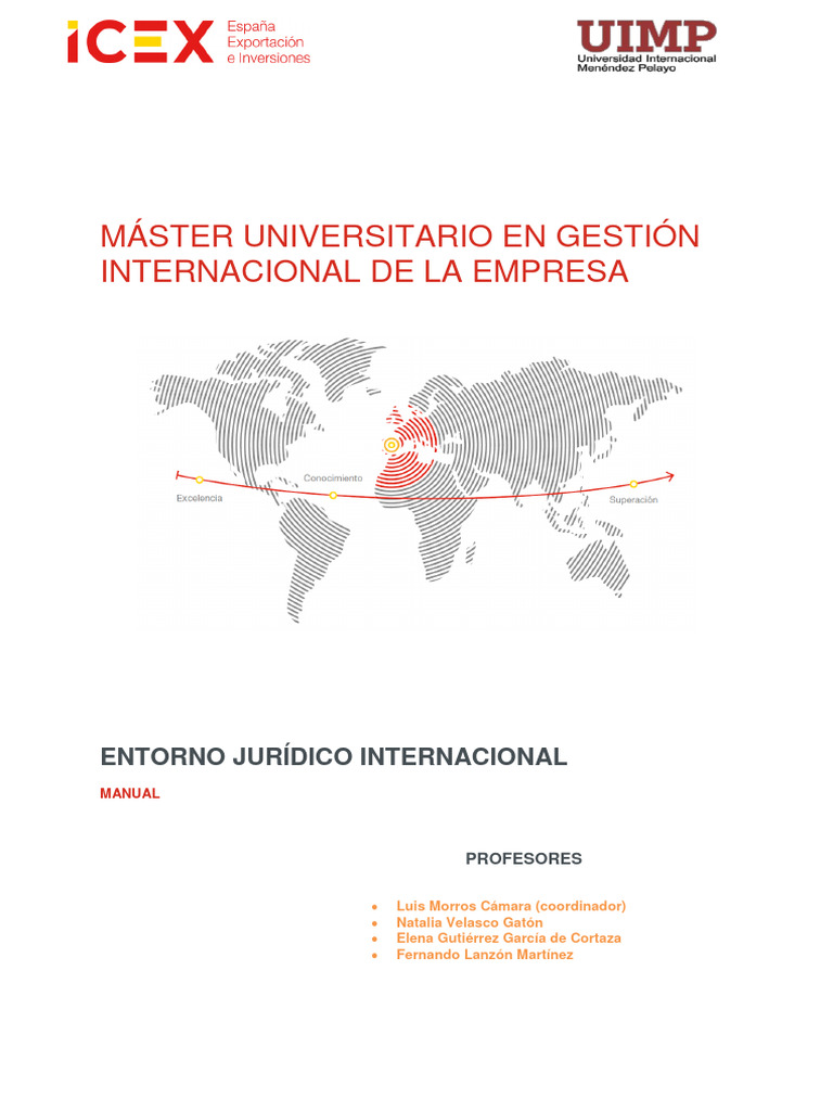 Contratación Internacional Marco Jurídico Pdf Arbitraje Tratado 