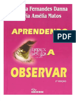 Aprendendo A Observar 2ed Marilda Fernandes Danna e Maria Amelia Mattos Edicon 2011