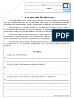 Intepretacao de Texto A Jornada Pelo Rio Misterioso 3 Ano e 4 Ano Word