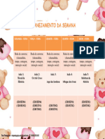 Planejamento Semanal Cachinhos Dourados Ed Infantil PDF
