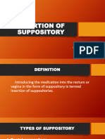 Insertion of Suppositories 2