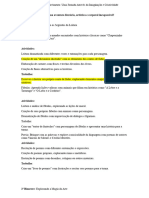 Leitura, Arte e Movimento - Grade de Conteúdos Par o 6º e 7º Ano